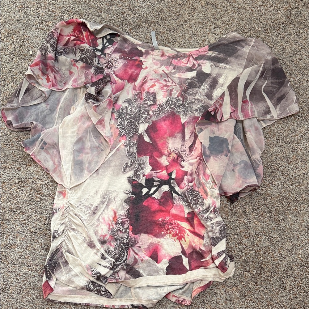 Floral Chiffon Blouse